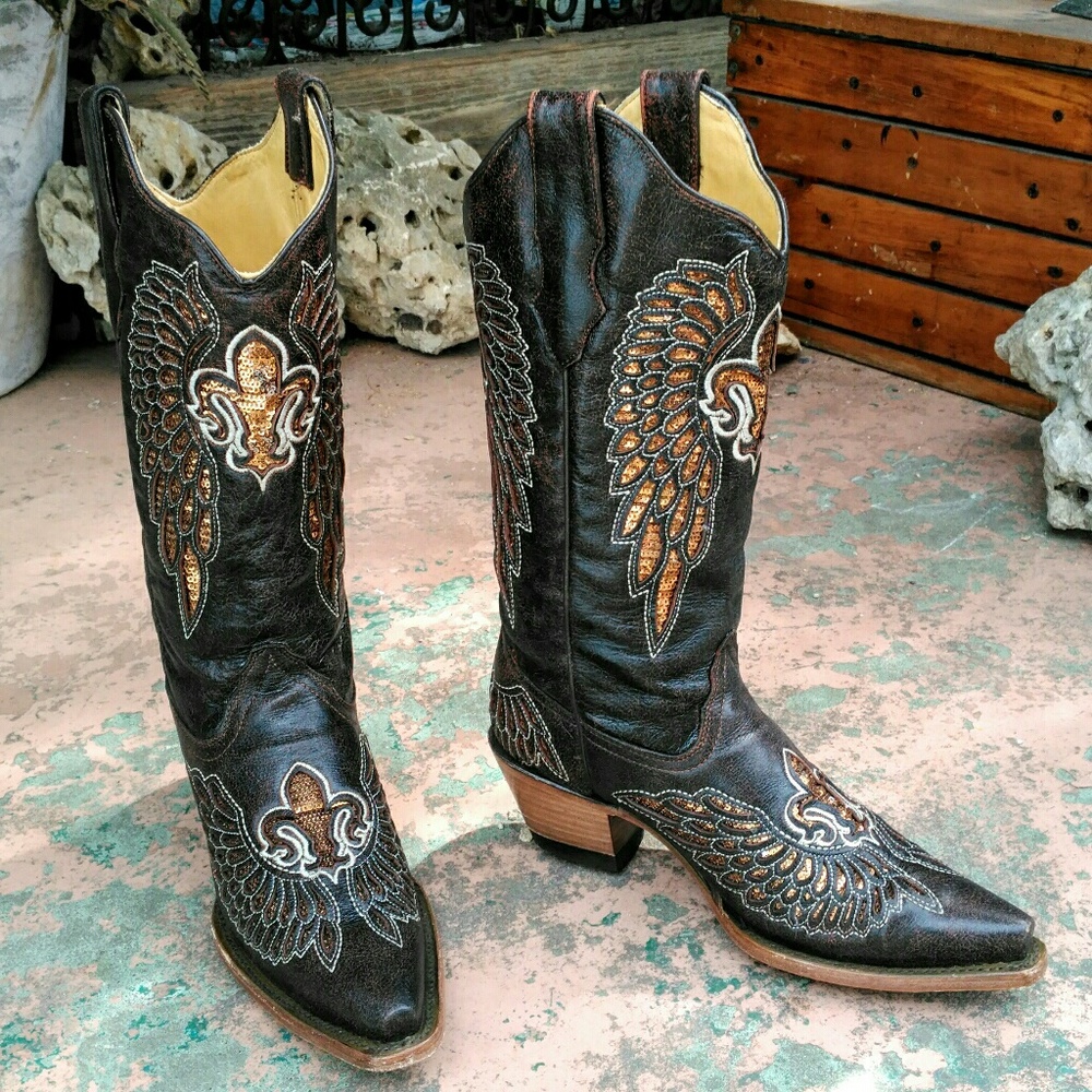 NWOB Corral cowboy boots size 7M - Picture 7 of 7
